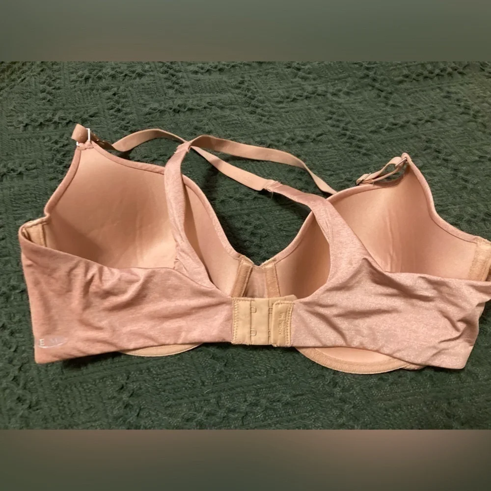 Adore Me Tan Padded Wired Crisscross Bra Size 36DD
